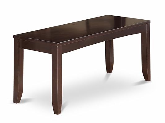 Lynfield Dining Bench with Wood Seat in Cappuccino Finish