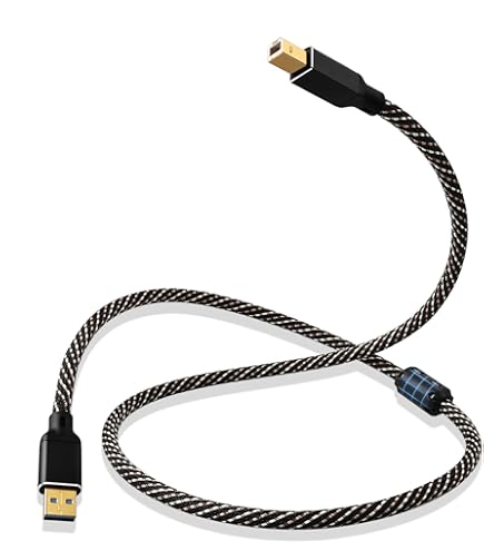 Amazon.com: AudioQuest 0.75 m Diamond USB-A > B High-Definition