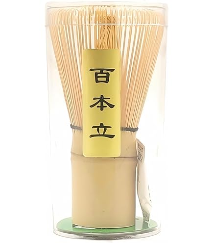 Amazon.com: Bamboo Matcha Whisk 100 Prongs Twine Count まっちゃ