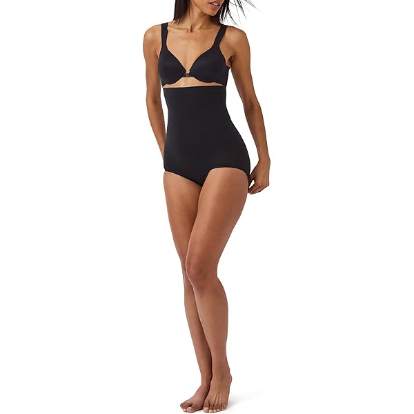 BaronHong crossdresser, transgender, verbergende gaff, panty met buikcompressieband shapewear slips, zwart, XL