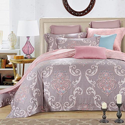 CUSHIONLIU 100% Double-Sided Ice-Cool In the Summer and Pure Silk Bed Linen Duvet Cover The Duke of Windsor King(6.6 feet)