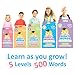 Pint-Size Scholars 100 Vocabulary Flash Cards for Sight Words - 6 Learning Games per Deck for Preschool & Elementary Early Learning- All Grades Bundle