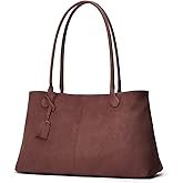 Suede Shoulder Bag Women Retro Purse Large Capacity Hobo Tote Handbag Satchel Bags