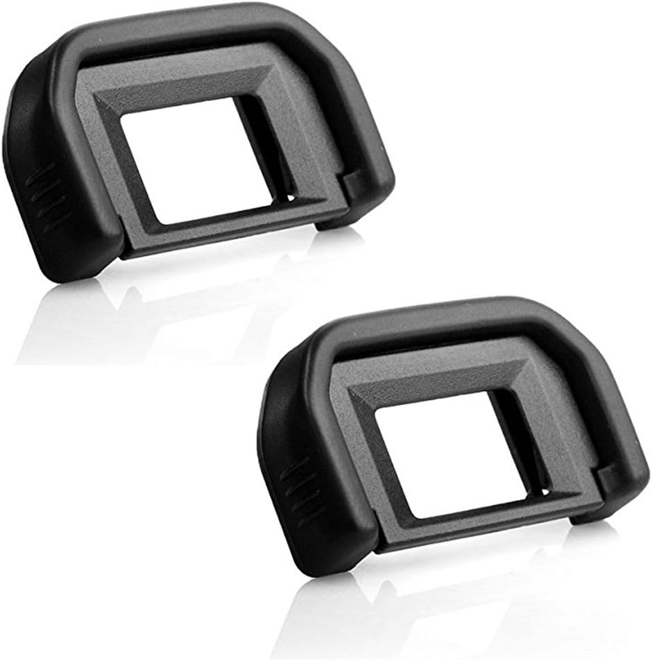 (2 Pack) TOAZOE Rubber Eyecup Eyepiece EF for Canon 650D 600D 550D 500D 450D 1100D 1000D 400D, Rebel XT XTi XS XSi T1i T2 T2i T3 T3i T4i T5i SL1