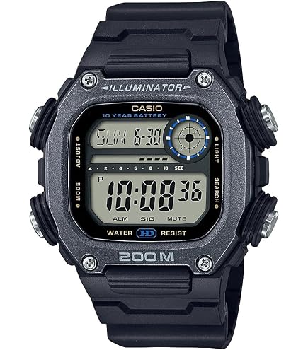 Amazon.com: Casio Men's Quartz 10-Year Battery 200M Water