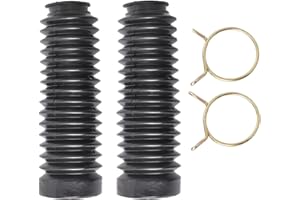 munirater A Pair Front Fork Shock Boots Replacement for Honda ATC Big Red 250ES 1985-1987 Black