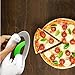 2nd Generation Innovative Pizza Cutter Sharp Multi-Purpose Circular Rolling Knife Blade With Cover. Stainless Steel. Best Way To Cut Pizzas Vegetables And More. (green)