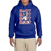 Blue New York Jaxson Dart Text Pic Hooded Sweatshirt