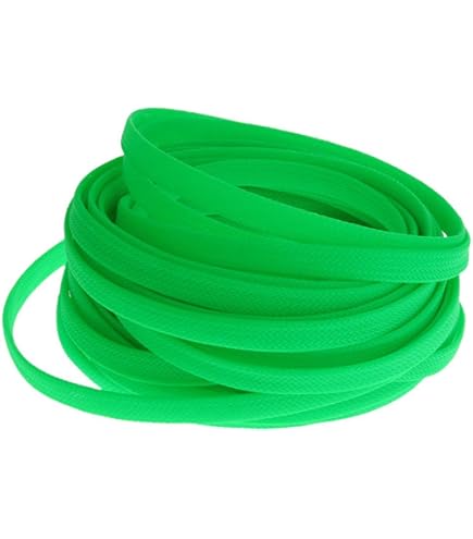 20 Pies 3/8 Pulgadas 0.354 In Negro Rojo Cable De Alambre Extensible Trenzado Manguito Telar Tubería US