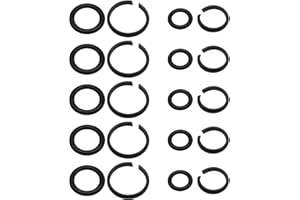 RURBRIN 1/2 inch & 3/8 inch Impact Wrench Retaining Rings with O-ring for Milwaukeeii Electric & Pneumatic Wrench (10/Pack)
