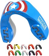 Marvel Captain America Metallic Dual Layer Mouthguard Junior Case