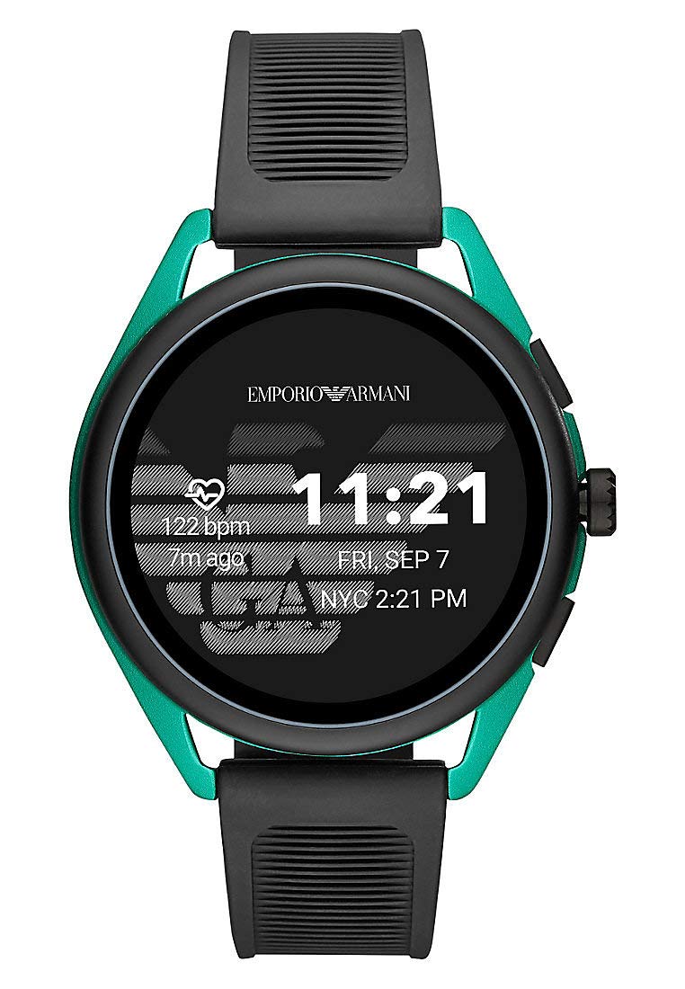 Emporio Armani - Matteo Smartwatch with Black Rubber Strap for Men ART5023