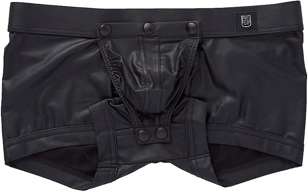 Gregg Homme Men's Crave Faux Leather Boxer with Detachable