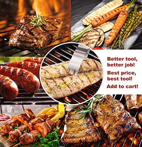 image for ROMANTICIST 4Pc BBQ Grilling Tools Set - Heavy Duty Stainless Steel Ba