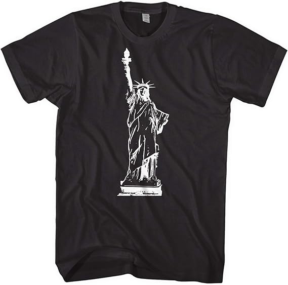 Mixtbrand Men's Distressed Statue of Liberty TShirt Clothing