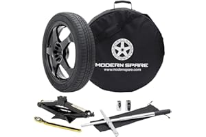 Modern Spare Complete Compact Spare Tire Kit With Carrying Case - Fits 2021-2025 Toyota Sienna