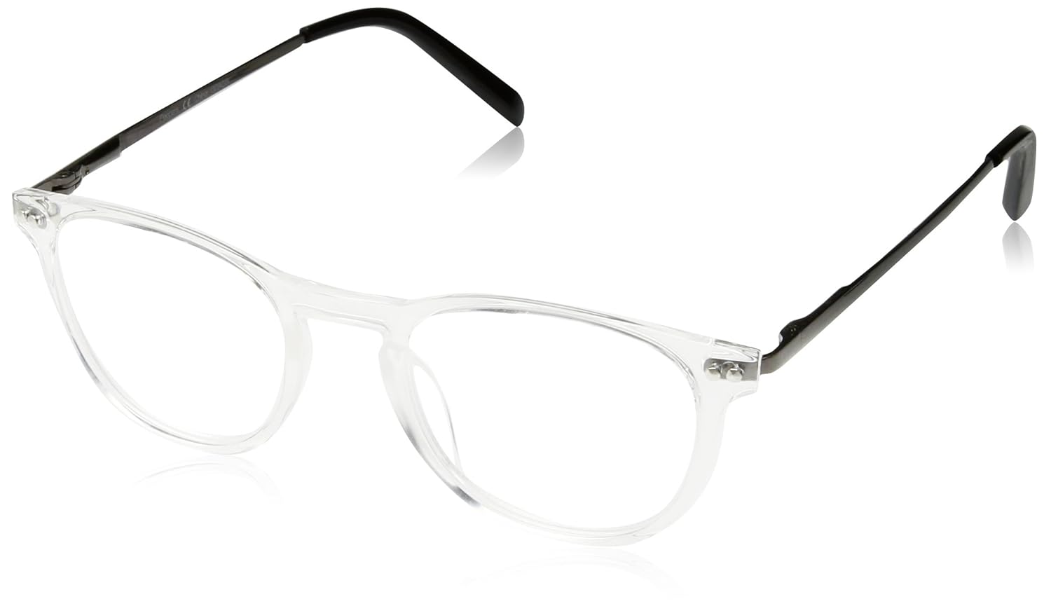 Peepers Men's All Business 2277275 Oval Reading Glasses, Clear, 2.75