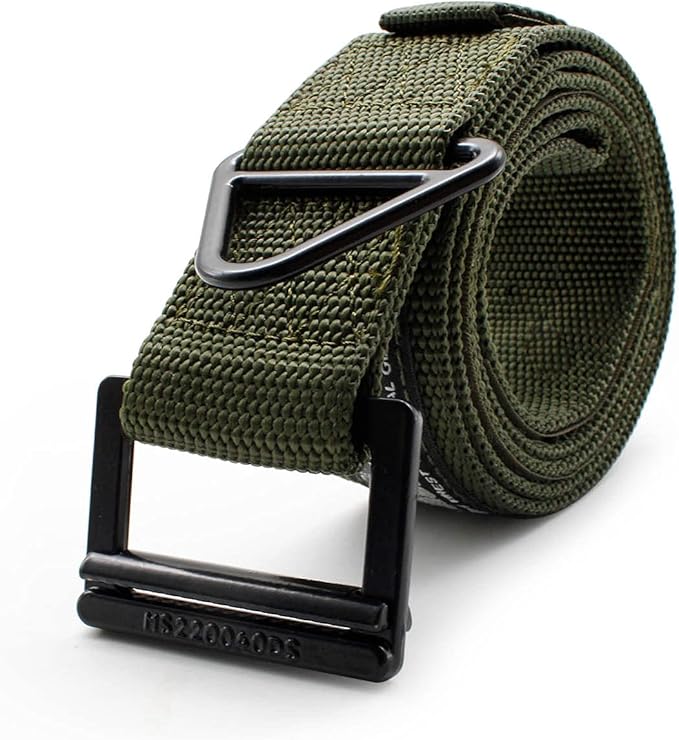 KLEHOPE Mens Tactical Belt, 125cm/ 49.2Inch Quick Release Nylon Belt