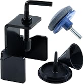 POSFLAG Universal Lawn Mower Blade Holder Removal Tool with Blade Sharpener | Replaces 490-850-0005 Blade Removal Tool, Cub Cadet Blade Removal Tool, Lawn Mower Blade Sharpening Kit and Blade Blancer