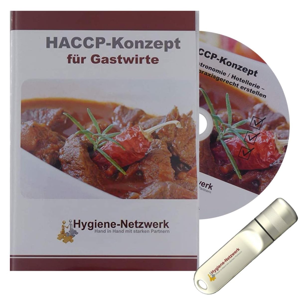 Hygiene network HACCP concept for hospitals, checklists and working instructions, hotel catering, hygiene training, infection protection law, training, power point presentation on CD or USB stick