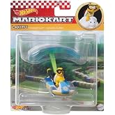 Hot Wheels Mario Kart Lakitu with Standard Kart and Parafoil Glider