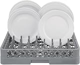 NISBETS Vogue Plate Dishwasher Rack Grey 100x500x500 mm Commercial Use view 6