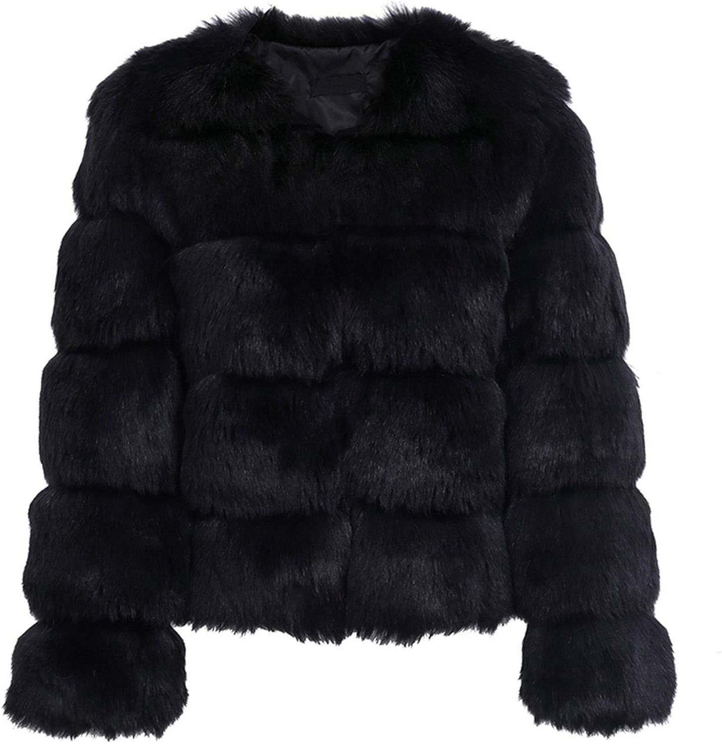 short fake fur jacket