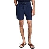 Onia Men's Air Linen Pull-On Shorts 6"