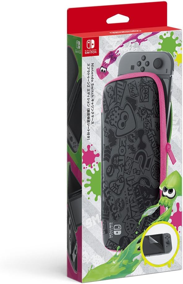 Nintendo Switch Carrying Case & Screen Protector (Splatoon 2 Edition)