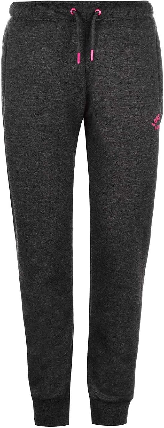 Lonsdale Womens Slim Jogging Pants Fleece Bottoms Trousers Amazon.co
