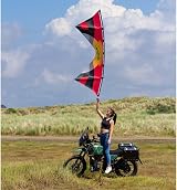 HQ Verve Blaze R2F Quad Line Sport Kite Ready to Fly Dyneema Lines Handles view 3