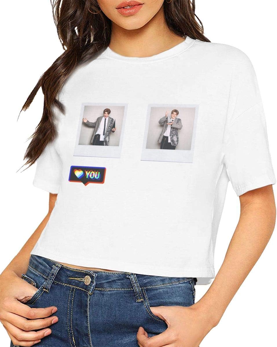 Ruel Shirt for Women in Summer T Short Sleeve Fashion Leisure Tee White