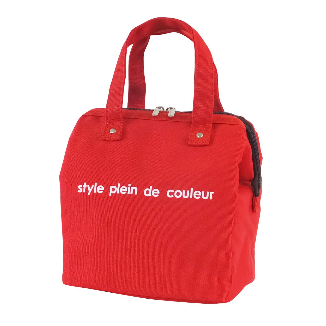 アットファースト 保冷 ランチバッグ Lサイズ カラーズ レッド AF5997 の商品画像