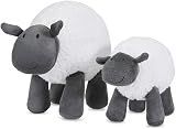 Petface Stanley the Sheep Plush Dog Toy with Squeaker view 5