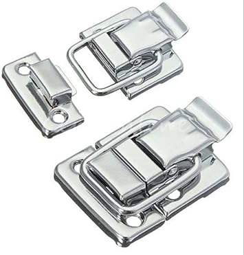 LOGO GHFJG 10pcs de Plata de Sujetadores de Palanca Cierres de Captura