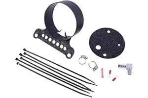 EAGLE SKULL 1995-2005 Wrinkle Black Harley Sportster Single Gauge Mount Bracket HD 67293-95 XL 1200 883 speedometer tachometer XL1200 XL883 V Twin 39-0686 FX Dyna Super Wide Glide Low Rider Custom Roadster Deluxe