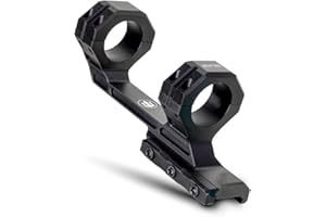 Triton Match Precision Rifle Scope Mounts - 6061-T6 Aluminum - Offset Cantilever or Inline in 1" or 30mm Configurations