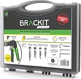 Brackit Plasterboard Fixing 88 Piece Wall Anchor Set with Tool Gun Case view 7