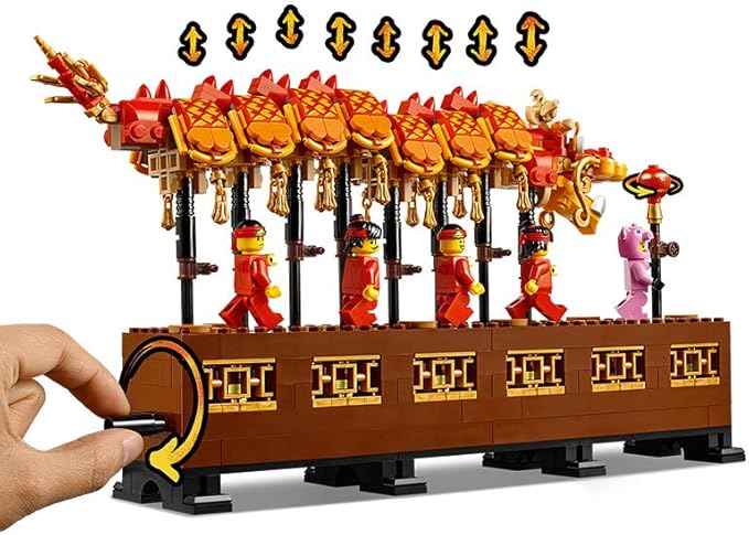 lego chinese new year dragon dance