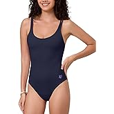 westag Period Swimwear Women Menstrual Leakproof One Piece Swimsuit Double Strap Sporty Bathing Suit for Teen Girls