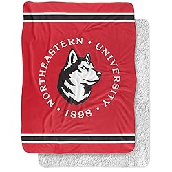 Northeastern University Blanket, 60"x80" Primary