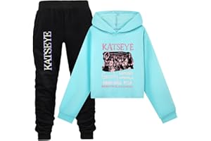 KATSEYE Girls Hoodie Set Kids Sweatshirt Pants Suit 2pcs Sportswear Music Tracksuit Casual Outfits Tracksuit