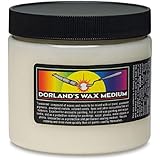 Jacquard Dorlands Wax - 4 Ounce - Versatile Pure Wax and Damar Resin - Protective Topcoat for Sealing and Finishing