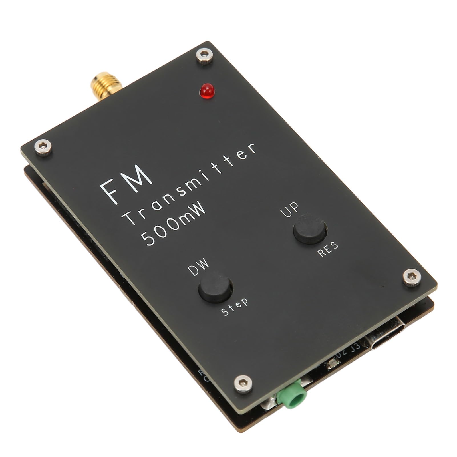 FM Stereo Transmitter 2000M 500mW Durable Portable FM Transmitter for FM Radio