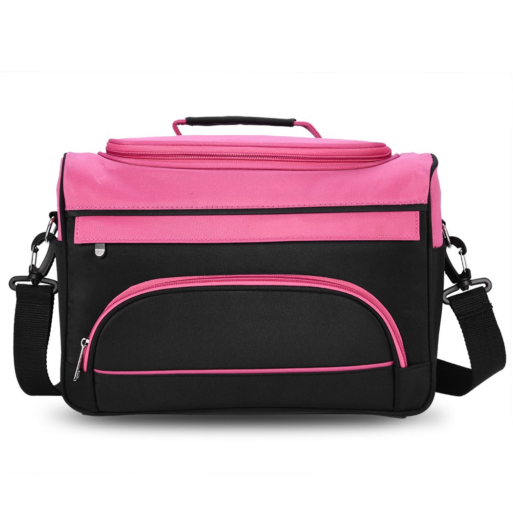 Salon Handbag Hairdressing Tools Canvas Bag Portable Makeup Travel Bag Makeup Tools Storage Carrying Case Scissors, Comb Holder Hairstyling Storage Organizer