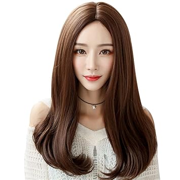 Shentianwei Ms Wig Has No Bangs Buckle Inside Straight Face