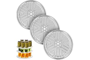 3 Piece Stainless Steel Canning Rack Set, 11 Inch Steam Canner Rack for Pressure Canners