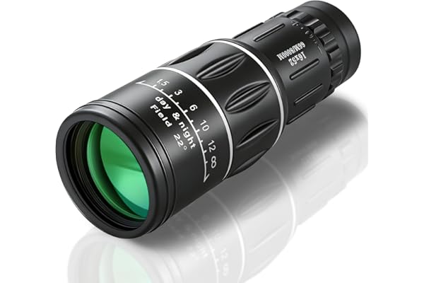 16X52 Monocular Telescope High Power for Adults, Compact Prism Monocular with HD Lens for Bird Watching, Hiking, Travel & Outdoor Activities