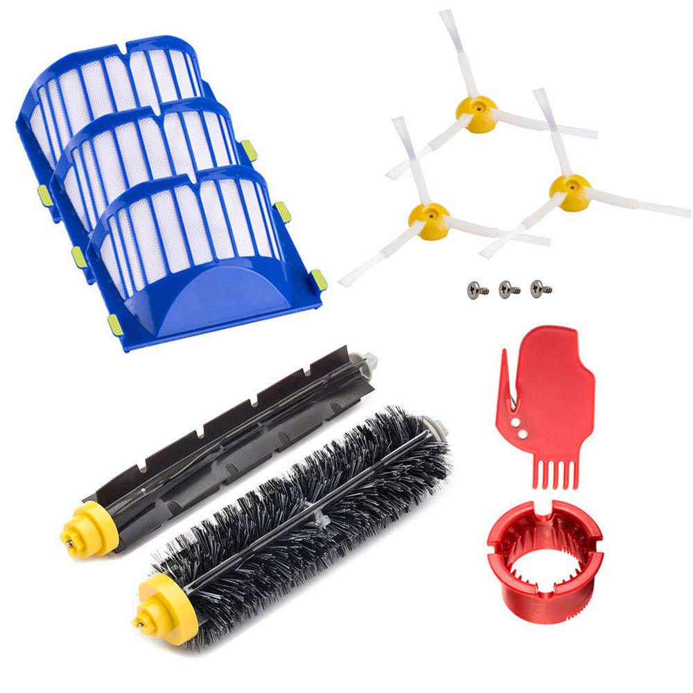 Neutop Replenishment Kit Compatible with iRobot Roomba 600 Series 606 620 650 671 675 676 677 680 691 692 Robot Vacuum Replacement Spare Parts Accessories.