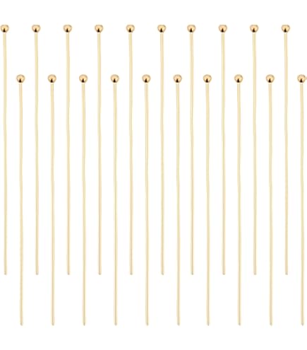 Beebeecraft 28 Gauge Gold Plated Beading Wire – 50M Spool, 0.3mm, 14K Gold Plated Copper, Tarnish Resistant